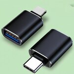 USB OTG Adapter Manufacturer - Type-C Phone Laptop USB3.0 Card Reader Mouse Aluminum Alloy Converter