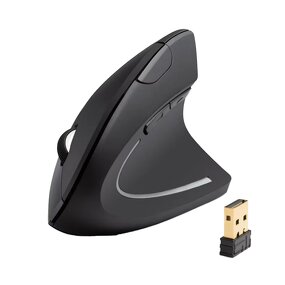 Vertical Wireless Mouse Manufacturer - 3D Mini Optical 2.4G Right-Hand Comfortable Laptop Office Mouse