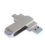 USB Flash Drive Manufacturer - Promotion Gift 256GB Type-C Multifunction Custom Logo USB Stick