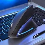 Vertical Wireless Mouse Manufacturer - 3D Mini Optical 2.4G Right-Hand Comfortable Laptop Office Mouse