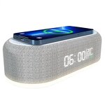 4-In-1 Wireless Charger Manufacturer - Alarm Clock Night Light Music Playback Portable Speaker Charger