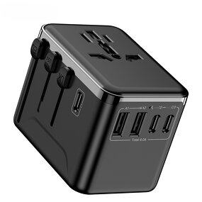 Universal Travel Adapter Manufacturer - 6A Multi-Port Global Industrial Charging Socket Converter