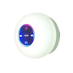 RGB LED Speaker Manufacturer - Plastic Waterproof Suction Cup Hands-Free Outdoor Bathroom Wireless Speaker