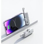 Mini Power Bank Manufacturer - 3000mAh ABS Li-Polymer 10W Custom Logo USB Type-C Power Bank