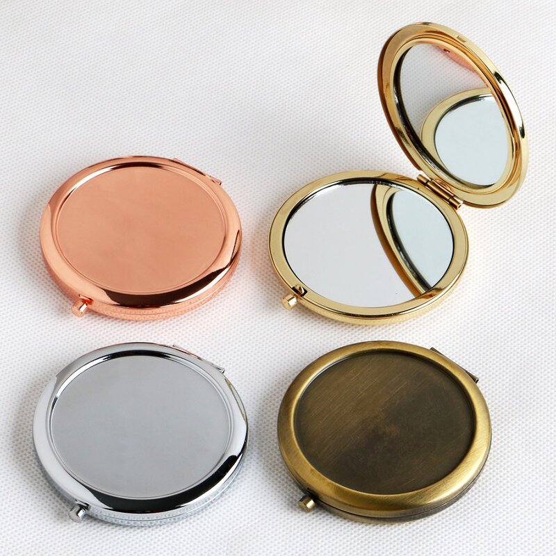 Foldable Makeup Mirror Manufacturer - OEM 2X Magnet Portable Custom Private Label Pocket Cosmetic Mirror