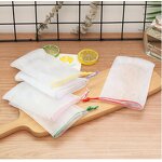 Soap Mesh Bag Manufacturer - Plastic Soft Eco-Friendly Square Hanging Bathroom Towel Sponge Storage Net