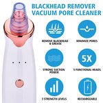 Blackhead Remover Vacuum Manufacturer - 5 Probes USB Rechargeable Acne Comedone Whitehead Extractor Tool