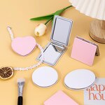 Pocket Makeup Mirror Manufacturer - Dual Sided Folding Normal Magnifying Handbag School Compact Mirror