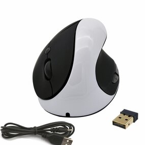 Vertical Wireless Mouse Manufacturer - 3D USB LED Rechargeable Lithium Battery Ergonomic Upright Optical Mouse