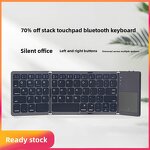 Wireless Mechanical Keyboard Manufacturer - 3 Folding 2.4G Touch Multi-System Compatible Tablet Notebook Keyboard