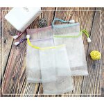 Soap Mesh Bag Manufacturer - Plastic Soft Eco-Friendly Square Hanging Bathroom Towel Sponge Storage Net
