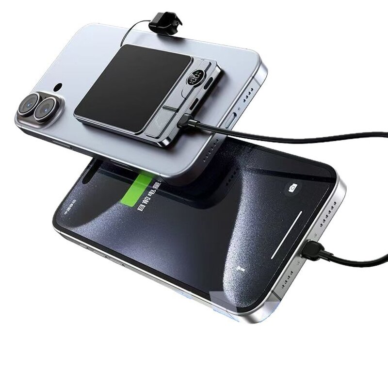 3-In-1 Power Bank Manufacturer - Ultra-Thin Aluminum Alloy 22.5W Quick Charge Wireless Portable Charger