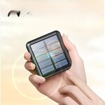 Solar Power Bank Manufacturer - Wholesale 10000mAh Mini Self-Wired 12W Fast Charging Portable Charger