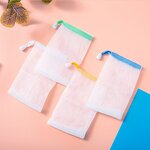 Soap Foaming Net Manufacturer - Double Layer PE Bubble Bag Body Face Wash Bath Cleansing Net