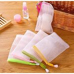Soap Net Bag Manufacturer - Double Layer Bubble Foam Exfoliating Mesh Sack Drawstring Holder Home Bag