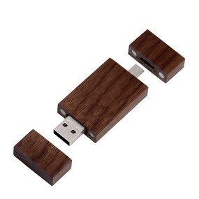 Wooden USB Flash Drive Manufacturer - OTG 64GB High-Speed Mobile Phone Computer Dual-Use Gift Drive