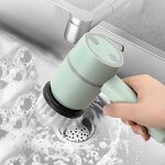 Electric Cleaning Brush Manufacturer - Multi-Functional Long-Handle Dish Bottle Brush Replaceable Plastic Head