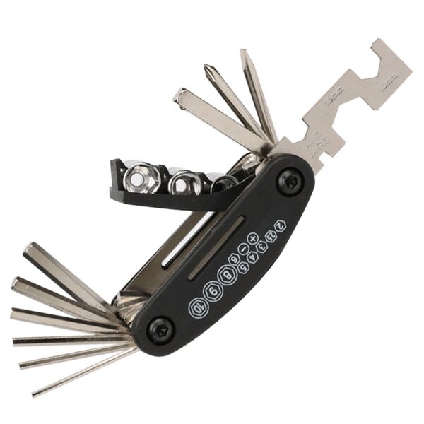 Repair Wrench Set Manufacturer - Portable Metal Folding Combination Bicycle Tire Household Tool Kit
