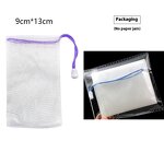 Soap Foaming Net Manufacturer - Double Layer PE Bubble Bag Body Face Wash Bath Cleansing Net