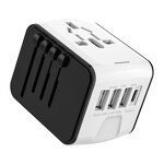 Universal Travel Adapter Manufacturer - 60W QC3.0 Type-C 3 USB Ports UK US AU EU Charger Adapter