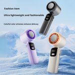 Handheld Turbine Fan Manufacturer - Ice Compress High-Speed 100 Gear Electrodeless Outdoor Halter Fan