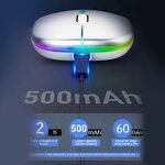 3D Wireless Mouse Manufacturer - 2.4G USB LED 3-Color Silent Dual Mode Ergonomic Laptop Gaming Mouse