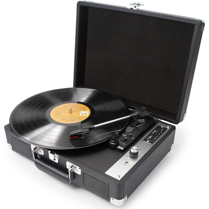 Vinyl Record Player Manufacturer - USB Powered Plastic Leather Retro Gramophone Home Decoration Player