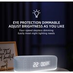 Wireless Charger Speaker Manufacturer - 4-In-1 Table Desk RGB Alarm Clock Night Light WiFi Charger