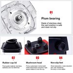 2-In-1 Juicer Blender Manufacturer - OEM 6-Blade Wall-Breaking Double Cup EU UK Standard Portable Mixer