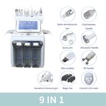 Near NB-01-7 Facial Machine Manufacturer - 9 in 1 Aqua Hydra Peeling Dermabrasion H2o2 Small Bubble Hydro Facial Cleaner