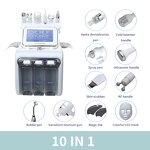 Near NB-01-8 Facial Machine Manufacturer - 10 in 1 Aqua Hydra Peeling Dermabrasion H2o2 Small Bubble Hydro Facial Cleaner