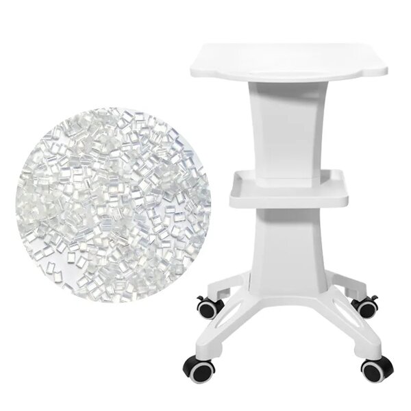 Clinic Dental Trolley Manufacturer - High Quality ABS Mobile Tool Cart with Tray Beauty Trolley Rack