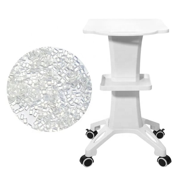 Salon Trolley Stand Manufacturer - Plastic 4-Wheel Rolling Cart for Hair & Tattoo Instruments