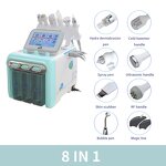 Small Bubble Facial Instrument Manufacturer - Portable 8 in 1 Oxygen Jet Facial Beauty Device