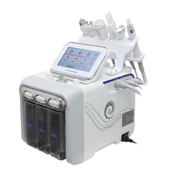 Aqua Hydra Peeling Machine Manufacturer - 6 in 1 Dermabrasion H2o2 Small Bubble Hydro Facial Cleaning Device