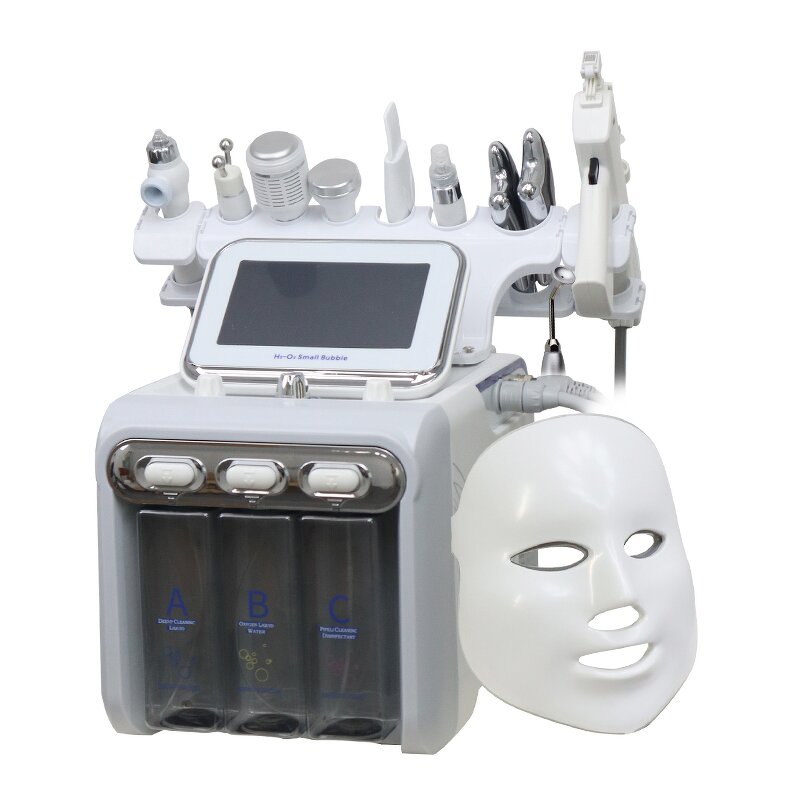 Near NB-01-8 Facial Machine Manufacturer - 10 in 1 Aqua Hydra Peeling Dermabrasion H2o2 Small Bubble Hydro Facial Cleaner