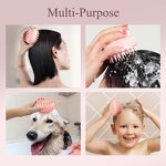 Shampoo Brush Manufacturer - Dual-Sided Manual Scalp Massager Battery-Powered