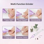 Manicure Set Manufacturer - Electric 5 in 1 with UV Nail Polish Dryer Drill Machine