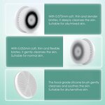 Facial Cleansing Brush Manufacturer - 3 in 1 Anti-Aging Waterproof with Cooling System