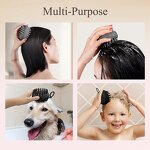Shampoo Brush Manufacturer - Dual-sided Handheld Scalp Massager Clean Comb