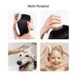 Shampoo Brush Head Manufacturer - Dual-sided Scalp Massager Newest Arrival