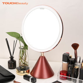LED Cosmetic Mirror Manufacturer - Rechargeable Touch Sensor Single Side Magnification