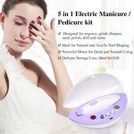 Nail Drill Kit Manufacturer - Portable Electric Manicure Pedicure Set With Case