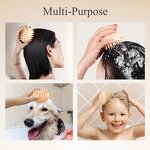 Scalp Cleansing Massager Manufacturer - Handheld Shampoo Brush with Protective Cover