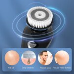 Facial Cleansing Brush Manufacturer - Electric Deep Cleansing Bristles Shower Brush for Men