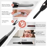 Eyelash Curler Manufacturer - Customized Portable Magic Silica Gel Heated Electric