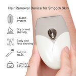 Electric Shaver Manufacturer - Portable Ladies Mini Hair Removal Safety Trimmer