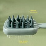 Shampoo Brush Manufacturer - Long Handle Double-sided Coarse Teeth Cleansing Comb