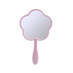 Makeup Mirror Manufacturer - New Arrival Customize Logo Flower Single Side Handheld