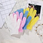 Body Scrub Loofah Manufacturer - Nylon Double Sided Exfoliating Gloves for Shower